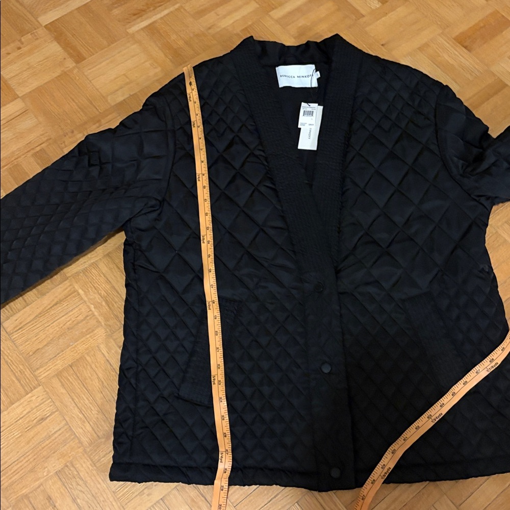 Rebecca Minkoff Black Quilted Women's Jacket - Picture 3 of 11